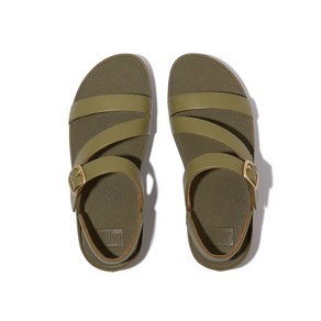 핏플랍 스키니 여성 백 스트랩 샌들 카키 (FFSO5E105) 발편한 편한 샌달