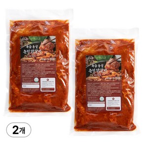 [이선별] 육즙 통살 춘천 닭갈비, 2개, 500g