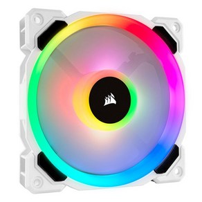 커세어 게이밍 PC 쿨링팬 LL120 RGB WHITE, 1개