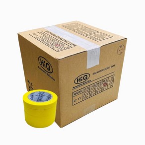 [노루페인트] 마스킹테이프 HIQ 하이큐 4100 / 길이 40M / 자동차 차량용 (BOX), HIQ 마스킹 노란색 45mm /40M/박스(20개), 20개