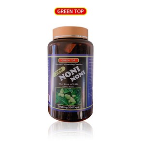 그린탑 뉴질랜드 노니 2000mg 300캡슐 Geen Top Noni 2000mg 300c, 1개