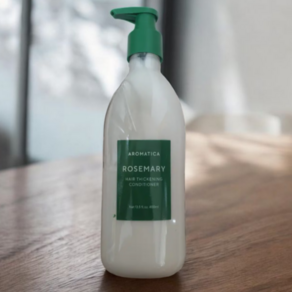 [펌프 버전 리뉴얼] 아로마티카 로즈마리 헤어 씨크닝 컨디셔너, 400ml, 1개
