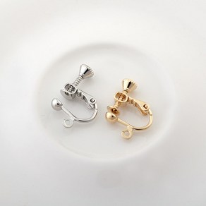 비즈아이 [9-506-03]논피어싱귀찌 나사형 16x14mm 1쌍(2개)