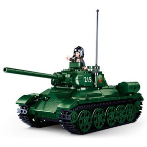 블록 Sluban 밀리터리 STRV103 주요 전투 탱크 T-72B3 BT 벽돌 헬리콥터 차량 무기 DIY 에이 티브 빌딩, 03 497피스 no box, 1개