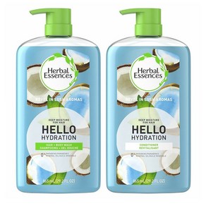 Hebal Essences 허벌에센스 헬로우 샴푸 앤 컨디셔너 세트 29.2oz(865ml) + 29.2oz(865ml), 2개