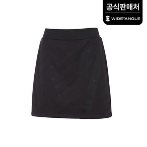 [와이드앵글 공식] 여성 CO 로고 올오버 플레어 큐롯 L WWU23Q12Z1