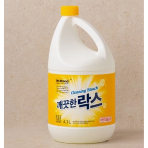 노브랜드 깨끗한 락스 표백 4.3L, 4.3L 1개, 1개