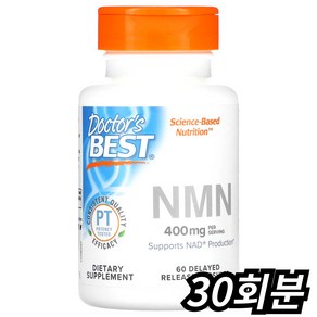 닥터스베스트 NMN 400mg 딜레이드 릴리즈 캡슐, 1개, 30회분