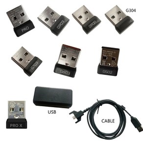 USB 리시버 무선 블루투스 동글 어댑터 로지텍 G502 G603 G900 G903 G304 G703 GPW GPX 무선 게이밍 마우스용