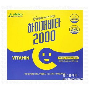 [맛있는 면역] 하이퍼비타120포 비타민C 2000mg 비타민D 3000mg 아연 면역케어, 1개, 120회분