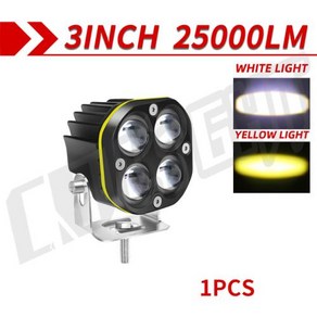 CO LIGHT 트럭 픽업용 LED 작업등 투광 스폿 빔 주간 주행등 주행등 SUV ATV UTV 12V 4 인치