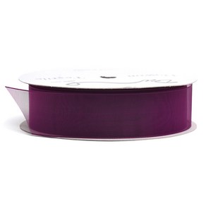무광 오간디 선물 포장 청첩장 리본 끈 15mm, 15.포도주색, 40mm