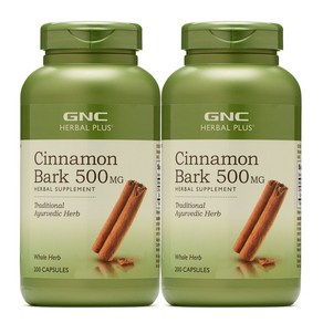 GNC 시나몬 바크 500mg 200정 x 2 (총2개), 2개