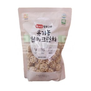 쌀로 만든 유기농 현미 크런치 180g, 2개