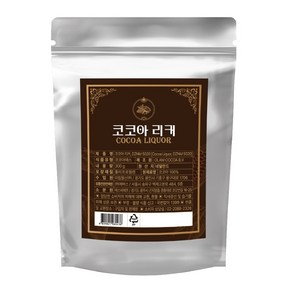 리커 카카오 다크초콜릿 코코아매스 100% 300g 1개