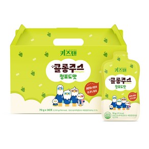 키즈텐 콜롱주스 청포도맛, 30개, 70ml