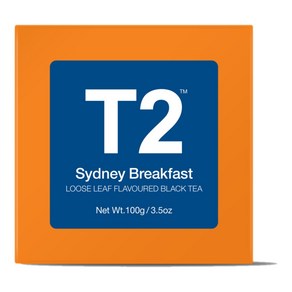 T2 티투 시드니 블랙퍼스트 루스잎 블랙티 홍차 100g Sydney Beakfast Loose Leaf, 1개, 1개입