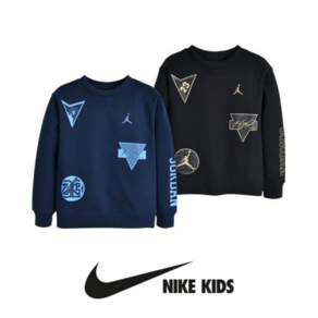 [백화점 매장판] 나이키 키즈 NIKE 샤인 라운드 맨투맨 남아옷 여아옷 등교룩 봄 가을 간절기 긴팔티셔츠