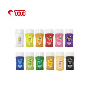 티티경인 아쿠아물감세트 220ml 12색 SET, 티티경인 티티 아쿠아물감세트 220ml 12색 SET