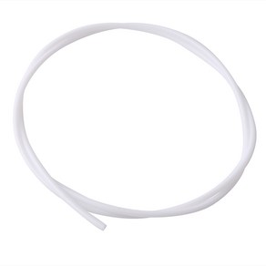 1.75 필라멘트 3D 프린터 압출기 부품 용 유연한 흰색 PTFE 튜브, 하얀색, 1.75mm