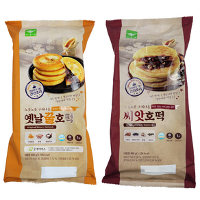 씨앗호떡 400g(100gx4개) + 옛날꿀호떡 400g(80gx5개) 유산지 서비스, 400g, 1개