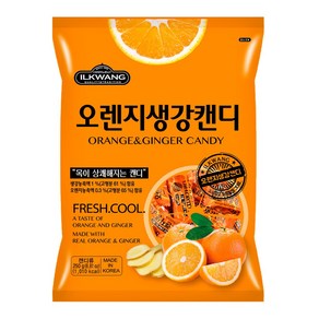 일광제과 오렌지생강캔디 250g (1박스-10개), 10개