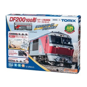 TOMIX DF200 100형 N게이지 철도 모형 퍼스트 세트 90095 철도 모형 입문 세트, 1개