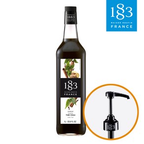 트렌드커피 1883 차이 티 시럽 1L+1883 정품 로고 시럽펌프