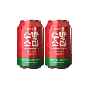 푸르밀 수박소다 제로 350ml 18개/수박탄산/zero/무배