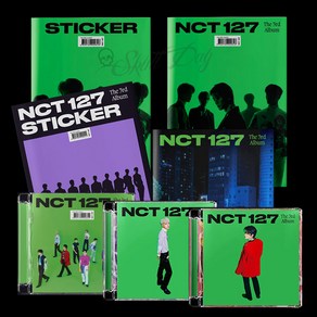 엔시티127 스티커 NCT 127 정규 3집 앨범 Sticke 스티키 서울시티 쥬얼 포토북버전, 쥬얼태일버전, 포스터받지않음