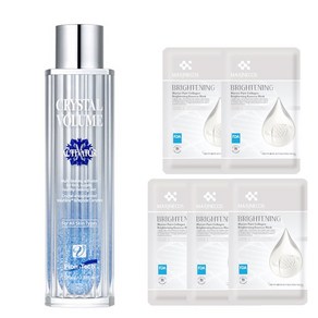 [본사 정품 단독] 파이온텍 크리스탈 볼륨톡스 액티베이터(100ml)+수분폭탄 아쿠아탱크 마스크팩 5매 파격 단독 증정!, 1개, 100ml
