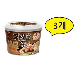 CJ 가쓰오우동 한그릇 즉석용기컵 222.5g x 3개