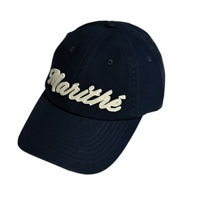 마리떼 프랑소와 저버 모자 볼캡 HANDWRITTEN APPLIQUE LOGO CAP nvay 국내매장 1MG24SHG107