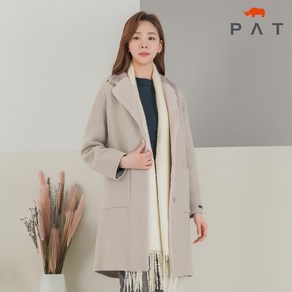 [PAT 여성] 밍크카라 핸드메이드 울 코트_1H81112