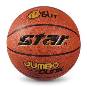 스타 점보 덩크 농구공, 탄 칼라, 1개