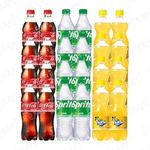 코카콜라 환타 스프라이트 업소용 500ml 8병씩 총 24병, 1세트