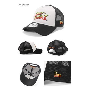 뉴에라 캡 9FORTY A-Frame Trucker 메쉬 캡 모자 스트리트 파이터 II