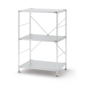 무인양품 SUS 스테인리스 유닛 철제 선반 소형 S 83267063, 1개, 실버