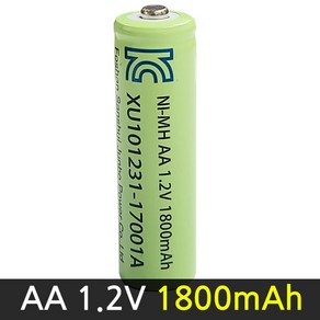 진성 KC인증 1.2V AA1800mah 고용량 태양광충전 건전지 정원등사용 1개