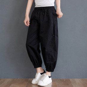 여름 여자 린넨 카고 배기 팬츠 L-XL A8 U682C286