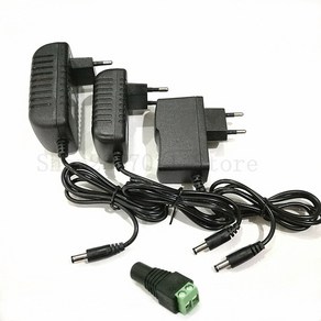 AC100 240V 조명 변압기 출력 전원 공급 장치 LED 스트립용 DC12V 어댑터 1A 2A 3A, 1개