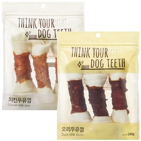 Think your dog teeth 치킨 3p + 오리 3p 세트