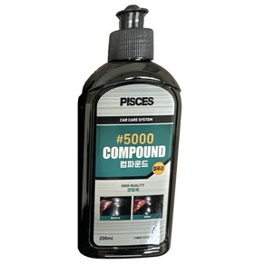 파이씨스통상 컴파운드 5000방 광택코팅제 광택복원제 마무리 200ml