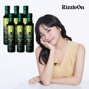 [KT알파쇼핑]G[리즐온] 엑스트라버진 딥그린 아보카도오일 250ml x 6병, 6개, 0.25l