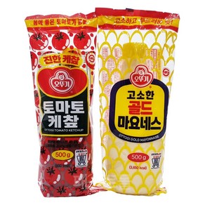 오뚜기 고소한 골드 마요네스 + 오뚜기 케찹 세트, 1세트, 1kg