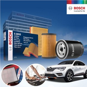 XM3 1.3 가솔린 BOSCH 에어크리너 오일필터 2종세트 6L 필요 MAE-017+P7231 KPT-5560541 cs05017, 1개