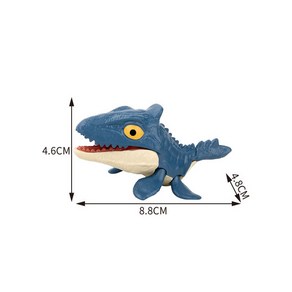 공룡 어린이 장난감 티렉스 화석 손가락 트리키 티라노사우르스 모델 물고 있는 손 피젯 모사사우루스 쥬라기 디노 움직일 수 관절 선물