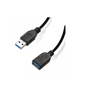 퀄리티어슈런스 고급형 블랙 USB3.0 연장선 프린터 USB허브 외장하드 길이 연결 확장 4중차폐 무산소 동선 연장 케이블 0.6M CABLE, 1개