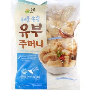 두솔 해물송송 유부주머니 500g 가정 식당 업소 식자재 식재료, 1개