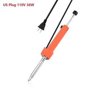 납땜 흡입기 제거기 인두 홀더 전기 진공 용접 탈납땜 펌프 제거 펜 수리 도구, 2.US Plug 110V 36W, 1개